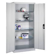 Stahlschrank 8921-052 S10244 lichtgrau 93,0 x 50,0 x 195,0 cm, aufgebaut